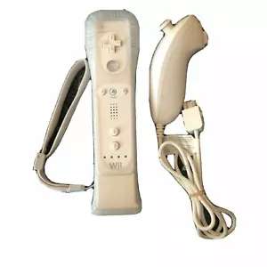 Official Genuine NINTENDO Wii Motion Plus Controller + Nunchuck Combo - Picture 1 of 7