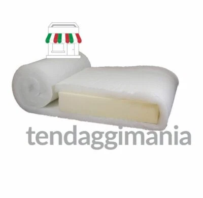 OVATTA PER IMBOTTITURA H 100 SINTETICA DACRON IMBOTTITI TAPPEZZERIA PER CUSCINI - Immagine 1 di 2
