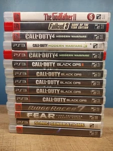 LOT 14 PLAYSTATION 3 GAME WITH MANUAL TESTED FAST SHIPPING (B4) - Picture 1 of 22