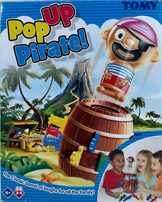 TOMY POP UP PIRATE! Childrens Family Fun Action Pop Up Game - (4yrs+)  Complete - Image 1 of 4