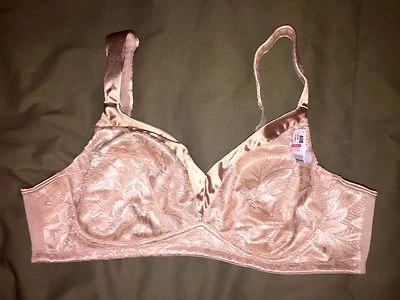 Playtex 4641 18-Hour Gel Comfort Strap Wireless Bra 40B NUDE - Image 1 of 2