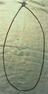 Collana, bronzo, (colore oro), 2 mm, 43-45 cm di lunghezza, (2 cm di prolunga) - Foto 1 di 1
