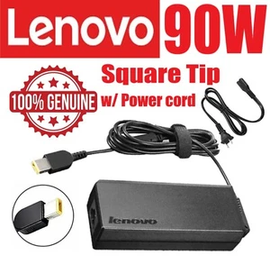 Lenovo ThinkPad T440 T470p T470s X240 E440 E540 90W AC Adapter Charger Square - Picture 1 of 7