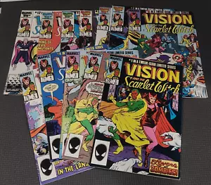VISION & SCARLET WITCH #1 2 3 4 5 6 7 8 9 10 11 12 (1985) Complete Series Marvel - Picture 1 of 14
