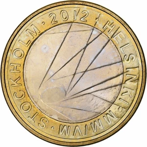 [#1162813] Finland, 5 Euro, IIHF Hockey World Championship, 2012, MS, Bi-Metal,  - Picture 1 of 2