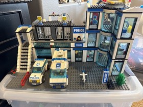 LEGO CITY: Police Station (7498) Mostly Completed With a Few Missing Pieces