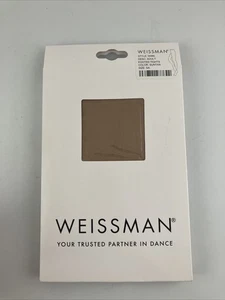 (Lotto di 3) Collant Weissman Dance Footed W990 Suntan SA - Piccolo Adulto - Foto 1 di 3