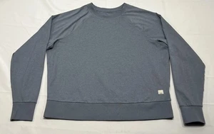 Vuori Women’s Small Solid Blue Soft Performance Crewneck Pullover Sweatshirt - Picture 1 of 8
