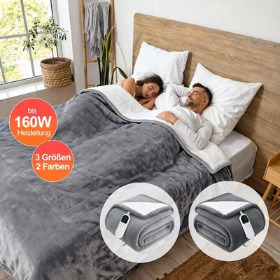 Elektrische Heizdecke Abschaltautomatik Wärmedecke Kuscheldecke Wärmeunterbett - Bild 1 von 4
