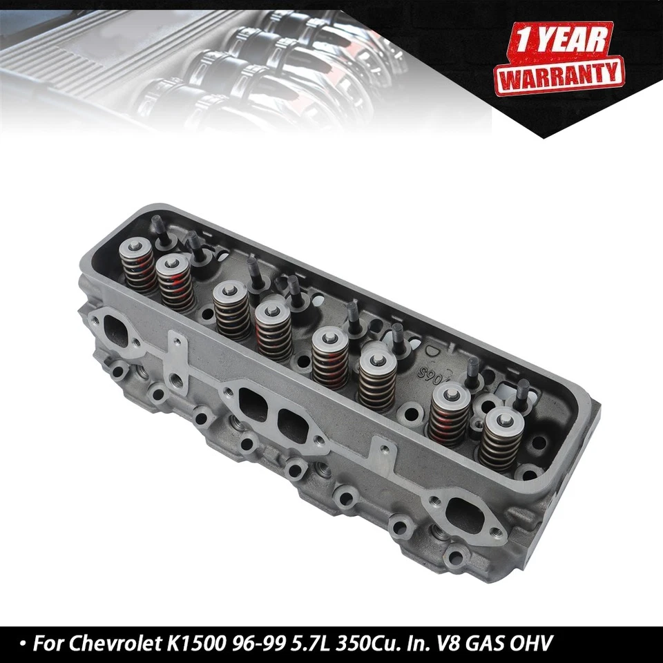 New For Chevrolet Cadillac GMC 96-02 5.7L OHV VORTEC Complete Cylinder Head Foto 1 de 4
