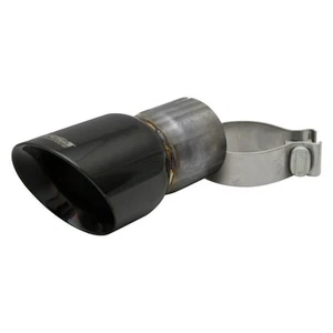 Corsa TK006BLK - Pro-Series Stainless Steel Round Angle Cut Clamp-On Black PVD - Picture 1 of 4