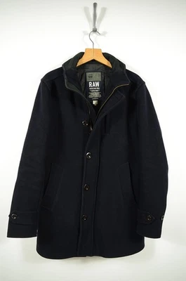 G-STAR RAW _ MEN'S THICK HEAVY WINTER WOOL JACKET COAT GARBER TRENCH _ size L - Image 1 of 4