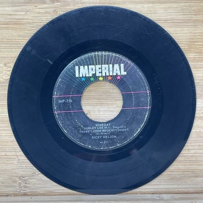 Ricky Nelson - Someday 7" Record 45 RPM Imperial Rockabilly IMP-156 Foto 1 de 2