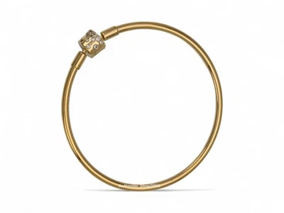 Nuevo Brazalete 100% Auténtico PANDORA 14k G P Brillo Cierre de Barril Dije 563931C01 Foto 1 de 4