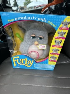 RARE NEW SEALED 2005 Hasbro TIGER FURBY Grey/Wht/BLUE EYES #59502/59294 - Picture 1 of 5