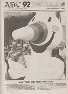 Expo 92 Sevilla Suplemento ABC Diario Expo 9 Octubre 1992 (GP-139) - Picture 1 of 1