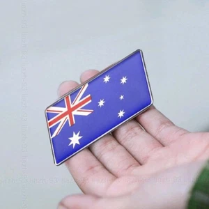 3D Metal Australia Flag Emblem Badge Sticker Car Body Bumper Decal Accessories - Picture 1 of 8