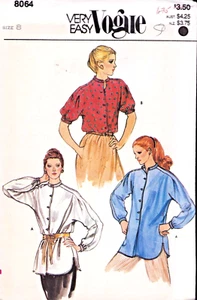 Tunika Shirt Bluse Top Misses Gr. 8 Vogue 8064 OOP ungeschnitten Factory Fold - Bild 1 von 2