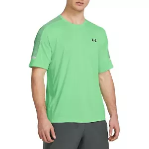 Men's Under Armour Tech Utility Short Sleeve T-Shirt in Green - Picture 1 of 5