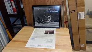 Ted Williams Boston Red Sox Signed Framed Photo JSA Full Letter - Picture 1 of 6