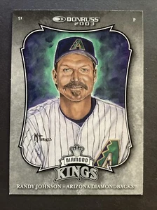 2003 Donruss Diamond Kings #10 Randy Johnson Arizona Diamondbacks - Picture 1 of 2
