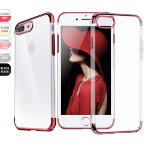 Funda metálica electrochapada + vidrio templado para Apple iPhone XS Max XR X 7 8 SE 2022 - Imagen 1 de 40