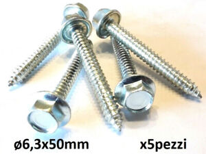 Pins AUTOFILETTANTI Iron Zinc-Plated CR3 Screws ø6 , 0 1/8x1 31/32in Head Hex