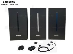 Samsung Galaxy Note 10 10+ Plus Box with OEM Accessories Genuine Charger AKG USB - Picture 1 of 8