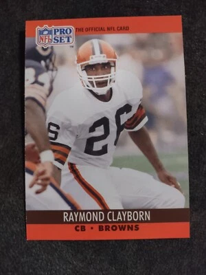 1990 Pro Set Raymond Clayborn Cleveland Browns #471 Football Card - Image 1 of 2