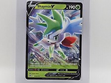 Sold at Auction: Pokemon card Black Star Ultra Rare HOLO SHAYMIN V