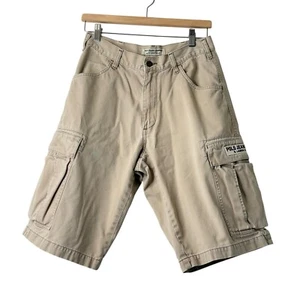 Vintage 90s Polo Ralph Lauren Cargo Shorts Mens 28x13 Y2K Skater Baggy Gorpcore - Picture 1 of 12