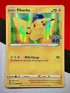 Pikachu Holo Rare 028/078 Pokemon GO 2022 PACK FRESH - Picture 1 of 2