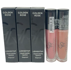Golden Rose Longstay Liquid Matte Lipstick Kissproof (5.5mL/0.19oz) YOU PICK! - Picture 1 of 39