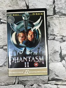 Phantasm 2 Video VHS Horror Film Ex Rental Large Case 1989 Tested Cert 18 X Rate - Picture 1 of 5