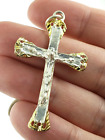 Sterling Silver Pendant Cross Crucifix Crucified Jesus Religious Christ Lord God