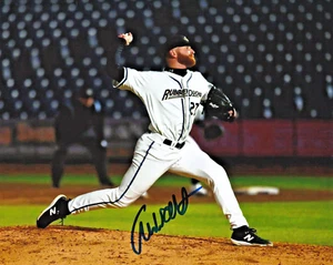 Andrew Walters signiert IP Akron RubberDucks 8x10 Guardians Prospect Debut 12.09.24 - Bild 1 von 1