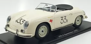 KK Scale 1/12 Scale KKDC120096 - 1955 Porsche 356 A Speedster - #33 Cream White - Picture 1 of 5