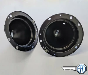 MG MGB, MGB GT, MGC Pair of Metal 7" Headlamp Bowls/ Buckets, HLB001 - Picture 1 of 8