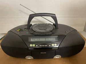 Philips AZ2035 CD Radio Cassette Player Digital Tuner Bass Reflex Stereo Boombox - Picture 1 of 9