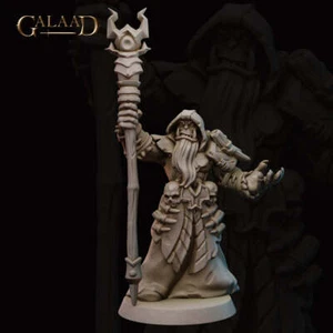 Orc Wizard | Tribal Orcs Clan | Fantasy Miniature | Galaad Miniatures - Picture 1 of 1