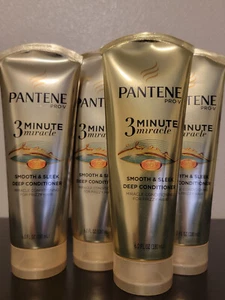 Lote de 4 - Acondicionador profundo suave y elegante Pantene Pro V 3 minutos milagro 6 oz - Imagen 1 de 3