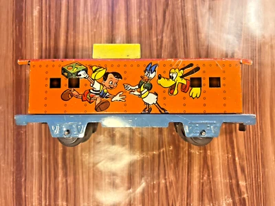 米奇老鼠流星机车火车沃尔特迪斯尼马克思1952玩具老式零件罕见 — 第 1/4 张图片