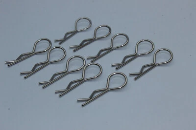 33 mm Karosserieklammern Splinte Spannstifte Federstecker Clips 10 Stück NEU - Bild 1 von 3