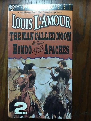 Louis L'Amour The Man Called Noon, Hondo And The Apaches VHS Brand new Sealed - Image 1 of 4