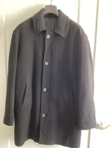 Ralph Lauren Black Wool Cashmere Blend Men's Peacoat, SZ 38R - Picture 1 of 6