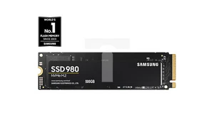 Samsung 980 500 GB M.2 2280 PCI-E x4 Gen3 NVMe SSD (MZ-V8V500BW) - Bild 1 von 1