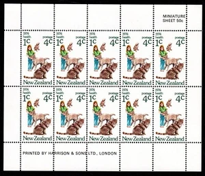 New Zealand 1974 Health - Pets Mint MNH Miniature Sheet SC B90a - Picture 1 of 1