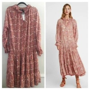NWT O.P.T Anthropologie Floral Dress Boho - Picture 1 of 11