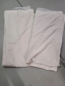 Pottery Barn Creamy White Linen Blackout Drape Panels 50 X 96 - 2 Panels - Picture 1 of 5