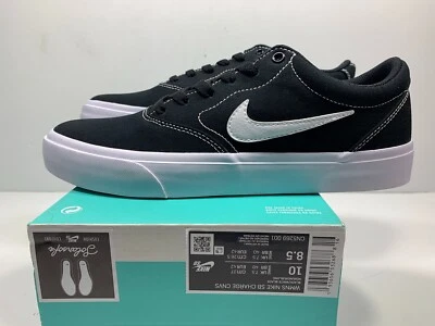 Novo Tênis de Lona Nike SB Charge PRETO/BRANCO (CN5269-001) FEMININO 10 MASCULINO 8.5 - Imagem 1 de 4